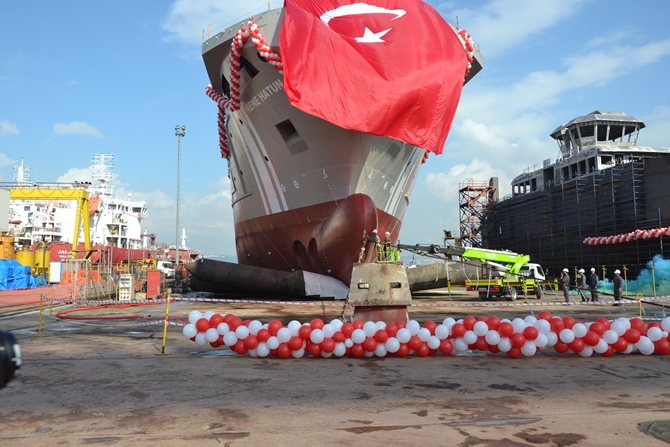 ERV NENE HATUN törenle denize indirildi! galerisi resim 5