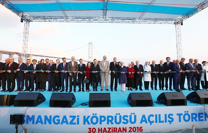 Körfez'in gerdanlığı Osmangazi Köprüsü açıldı galerisi resim 8