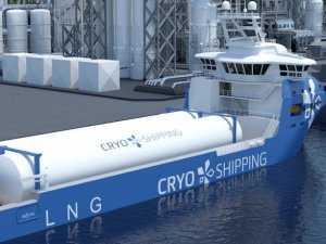 CRYO Shipping, yeni bir LNG bunker gemisi tasarladı