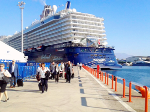 M/S Mein Schiff 5, Port Akdeniz'e  yanaştı