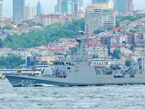 TCG Atak, Samsun Limanı'na demir atacak