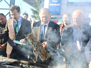 Hopa Belediyesi 3'üncü Hamsi Şenliği düzenlendi