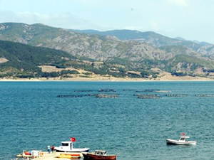 Almus Baraj Gölü kanocuların gözde yeri olacak