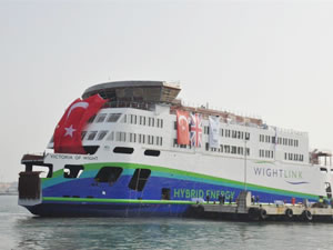 M/F Victoria of Wight, Yalova'da denize indirildi