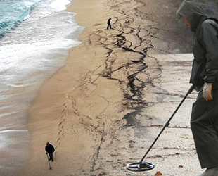 Turistler gitti, altınları definecilere kaldı