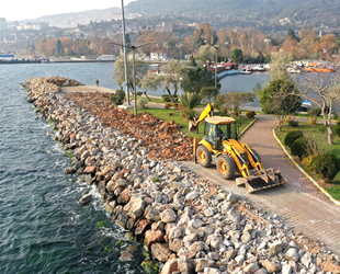 Kocaeli Büyükşehir Belediyesi, Hereke Sahili’nde çalışmalara başladı