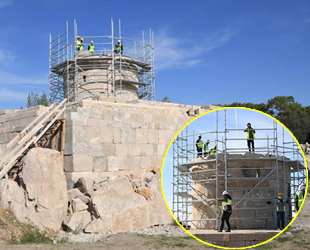 Patara Deniz Feneri’nin restorasyonu sürüyor