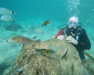 Kemer’in su altı güzellikleri Rusya’da tanıtılacak