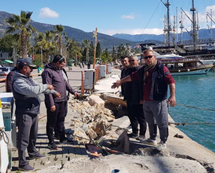 Alanyalı tekneciler, 'çöken iskele' için yetkililere çağrıda bulundu