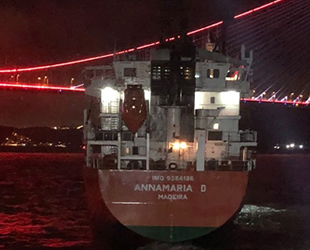 ANNAMARIA D isimi gemi, İstanbul Boğazı’nda arızalandı