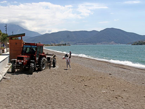 Çalış Plajı, turizm sezonuna hazırlanıyor