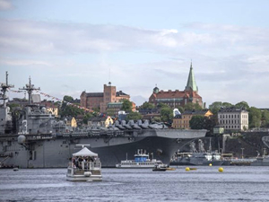 Baltops 22 Tatbikatı’na katılacak gemiler, Stockholm'e ulaştı