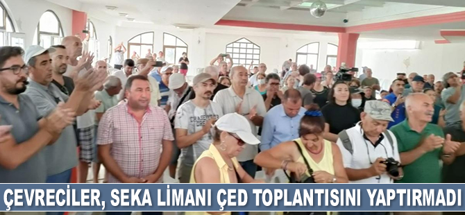 Mersinli çevreciler, Seka Limanı ÇED toplantısını yaptırmadı