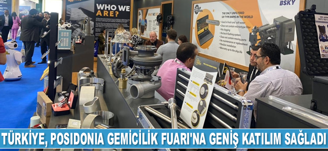 Türkiye, Posidonia Uluslararası Gemicilik Fuarı'na geniş katılım sağladı