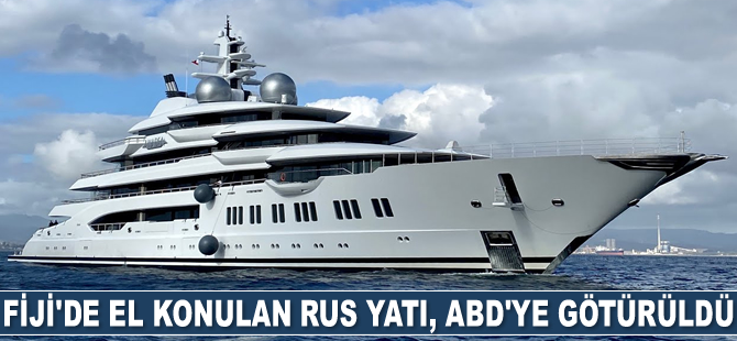 Fiji'de el konulan Amadea isimli Rus yatı, ABD'ye götürüldü