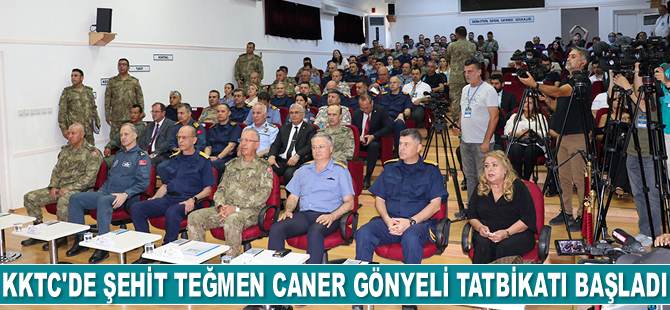 KKTC'de Şehit Teğmen Caner Gönyeli-2022 Arama Kurtarma Tatbikatı başladı