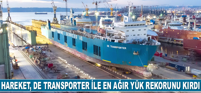 Hareket, De Transporter gemisi ile en ağır yük rekorunu kırdı