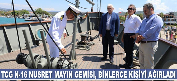 TCG N-16 Nusret Mayın Gemisi, binlerce kişiyi ağırladı