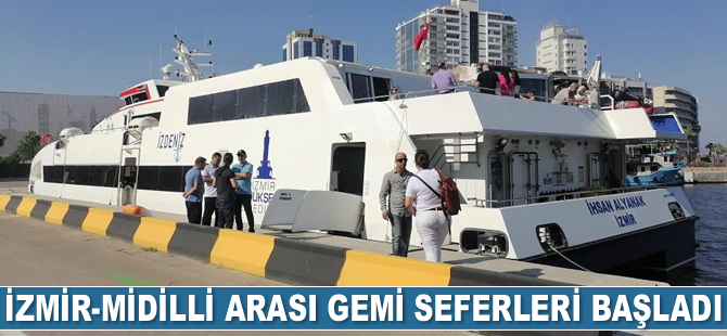 İzmir-Midilli arası gemi seferleri başladı