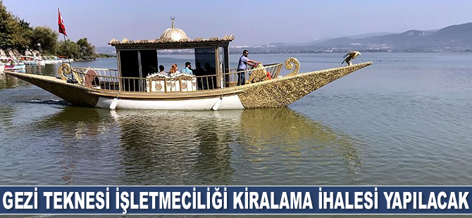 Burulaş, gezi teknesi işletmeciliği kiralama ihalesi yapacak