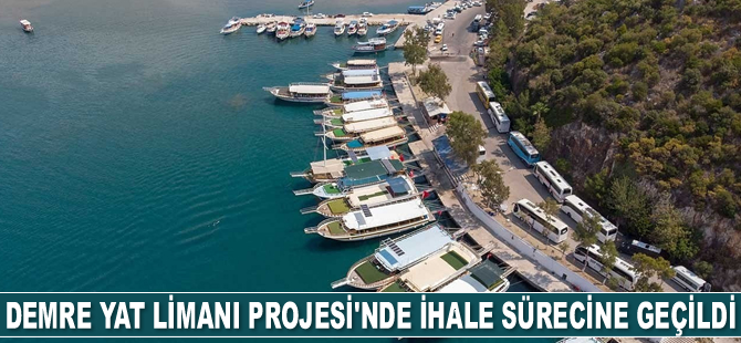 Antalya Demre Yat Limanı Projesi’nde ihale süreci başladı