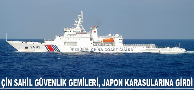 Çin Sahil Güvenlik gemileri, Japonya karasularına girdi