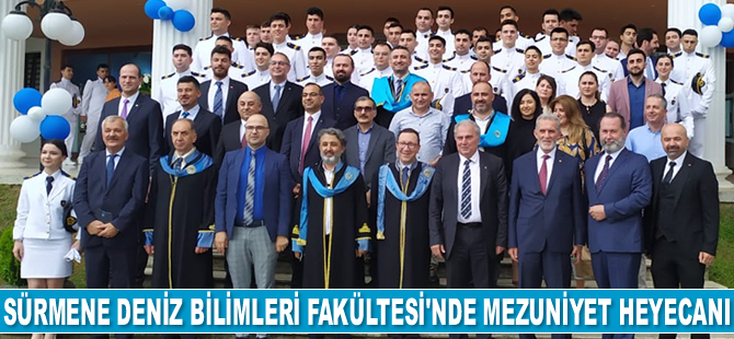 KTÜ Sürmene Deniz Bilimleri Fakültesi’nde mezuniyet heyecanı yaşandı