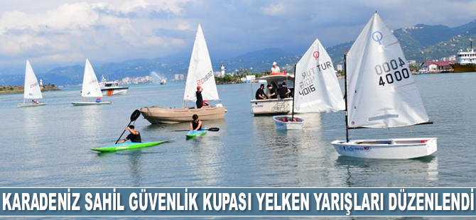 Trabzon'da Karadeniz Sahil Güvenlik 40. Yıl Kupası Yelken Yarışları düzenlendi