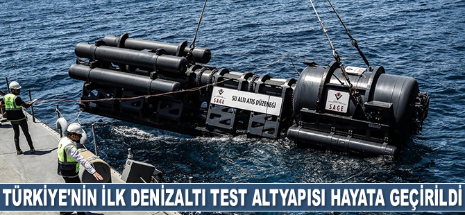 Türkiye'nin ilk denizaltı test altyapısı hayata geçirildi