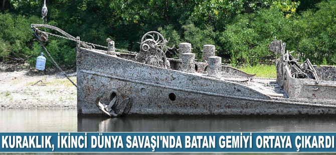 İtalya’daki kuraklık 2. Dünya Savaşı'nda batan gemiyi ortaya çıkardı