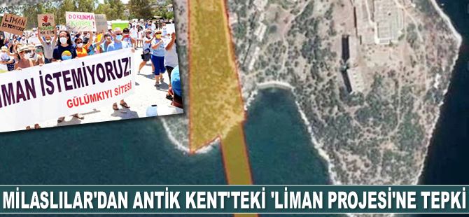 Milaslılar, Antik Kent’teki ‘Liman Projesi’nin ÇED onayına tepki gösterdiler