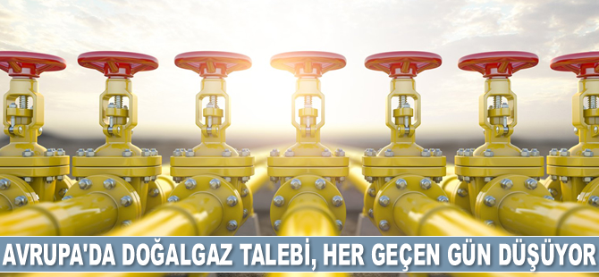 Avrupa’da doğalgaz talebi düşüyor