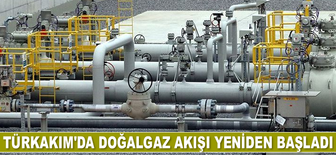 TürkAkım’da gaz akışı yeniden başladı