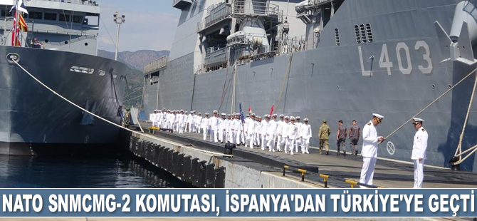 NATO SNMCMG-2 Komutası, İspanya’dan Türkiye’ye geçti