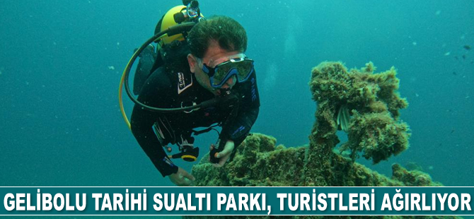 Gelibolu Tarihi Sualtı Parkı, yerli ve yabancı turistleri ağırlıyor