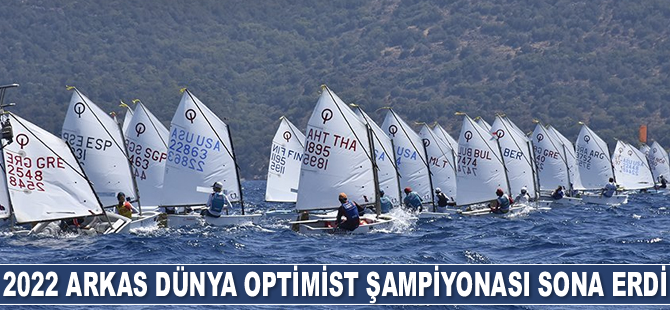 Bodrum'da düzenlenen 2022 Arkas Dünya Optimist Şampiyonası sona erdi