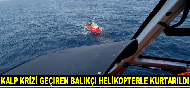 Arjantin’de kalp krizi geçiren balıkçı helikopterle kurtarıldı