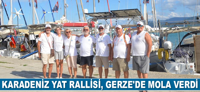 Karadeniz Yat Rallisi, Gerze’de mola verdi