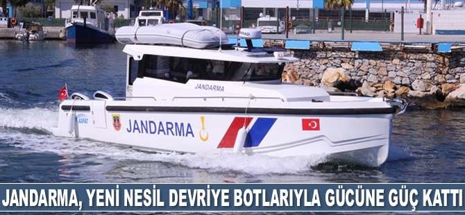 Jandarma, yeni nesil devriye botlarıyla gücüne güç kattı