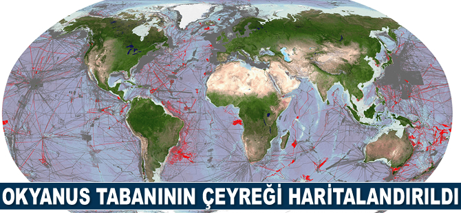 Okyanus tabanının çeyreği haritalandırıldı