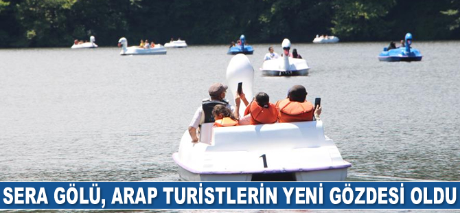 Sera Gölü, Arap turistlerin yeni gözdesi oldu