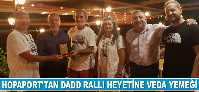 HOPAPORT, DADD Ralli heyetine veda yemeği verdi