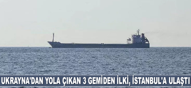 Ukrayna'dan yola çıkan 3 gemiden ilki Navistar, İstanbul açıklarına ulaştı