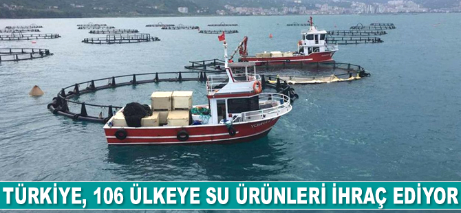 Türkiye, 106 ülkeye su ürünleri ihraç ediyor