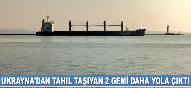 Ukrayna'dan tahıl taşıyan 2 gemi daha yola çıktı