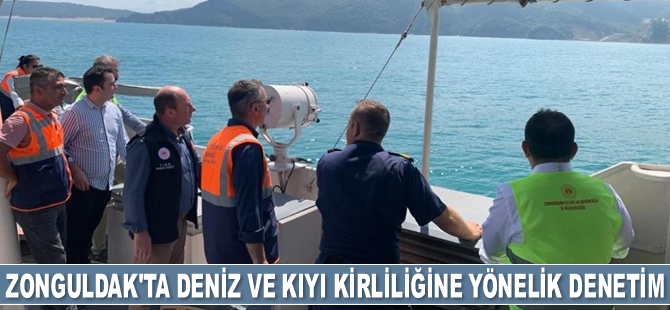 Zonguldak'ta deniz ve kıyı kirliliğine yönelik denetim gerçekleştirildi