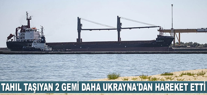 Tahıl taşıyan 2 gemi daha Ukrayna'dan hareket etti