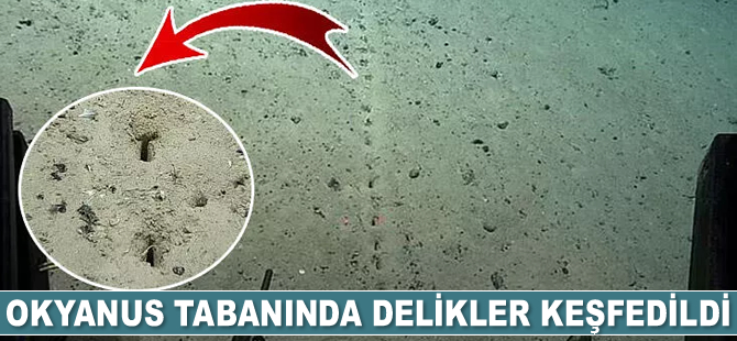 Okyanus tabanında delikler keşfedildi