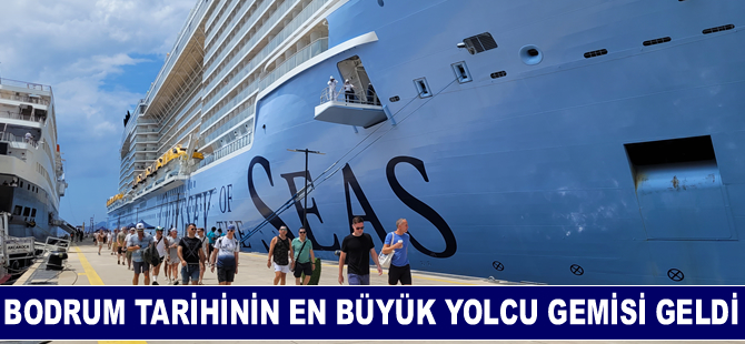 Odyssey of the Seas, 3693 yolcu ile Bodrum Cruise Port’a geldi