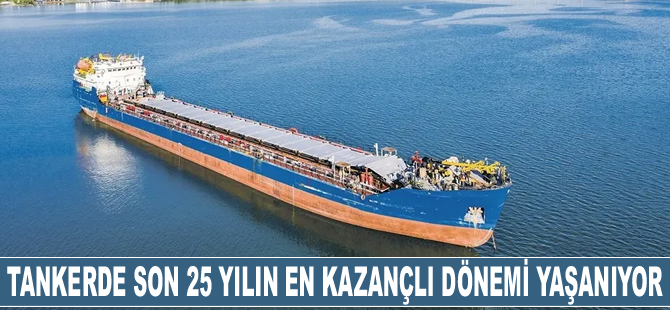 Denizlerde tankerlerin günlük kazançları yükselişe geçti